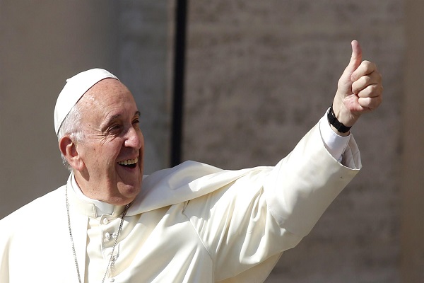 Papa Francesco festeggia i cinque anni di pontificato