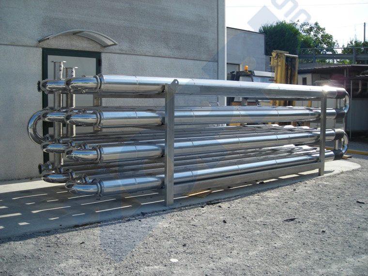 Pulizia dei tubi dello scambiatore di calore