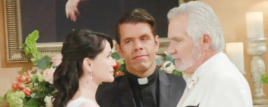 Anticipazioni Beautiful, puntate 10-11 Aprile: Eric sposa Quinn ma non c'è nessuno