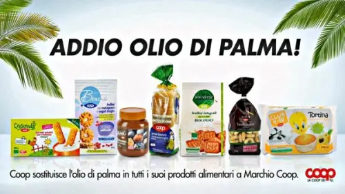 Olio di palma, la Coop ha deciso di eliminarlo dai propri prodotti